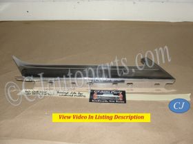 OEM 1960 Cadillac Sedan Deville 4 Window Flat Top RIGHT REAR WINDSHIELD WINDOW MOLDING TRIM #3631563